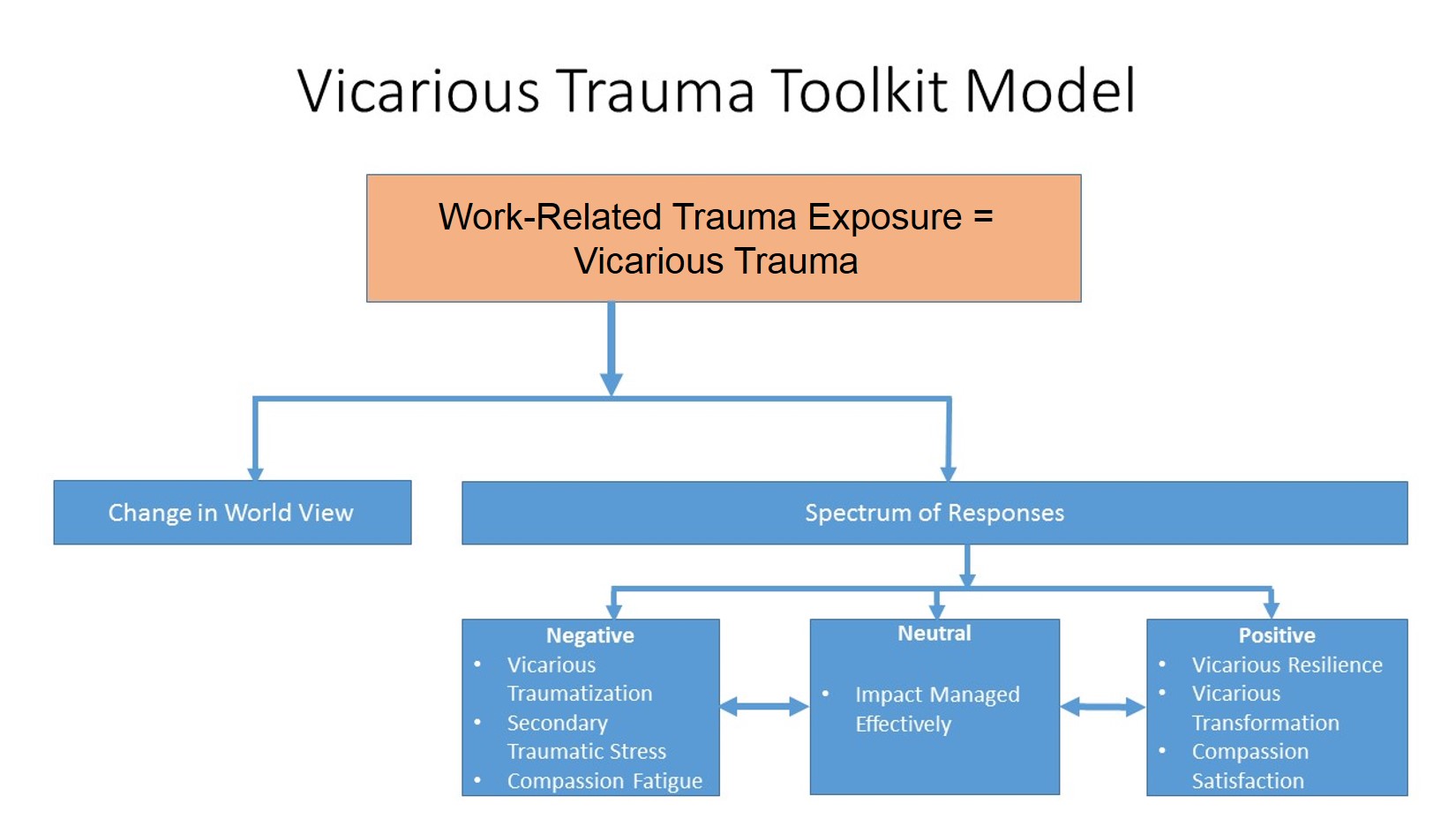 literature review on vicarious trauma